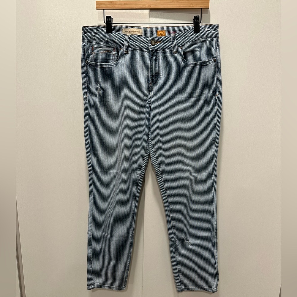 Anthropologie Pilcro and the Letterpress Striped Set Skinny Jeans
